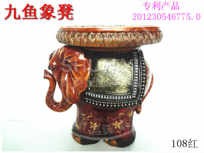 九魚象凳 樹脂雕刻工藝品的靈動(dòng)之美